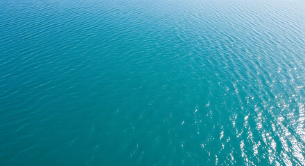 Tranquil Aqua Water Surface with Subtle Ripples