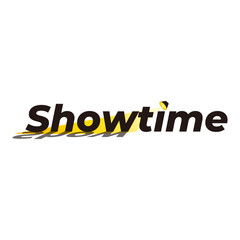 Showtime Logo with Spotlight – Bold Typography for Entertainment & Events