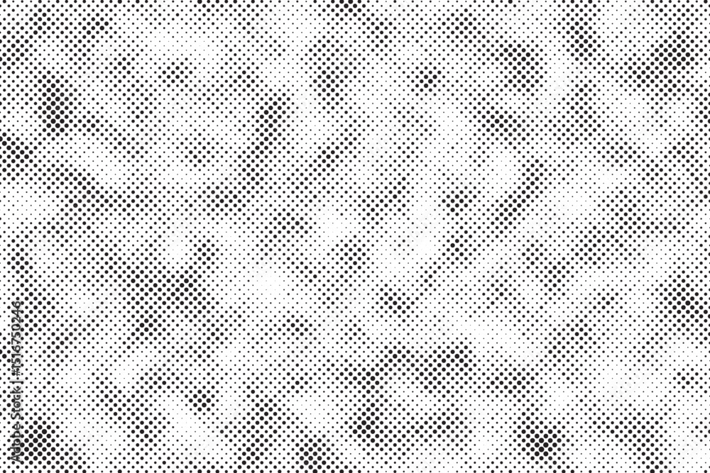 Aufkleber Abstract halftone seamless camouflage pattern. Repeating digital dotted hexagonal camo military texture background. Abstract modern fabric textile ornament. Vector illustration.