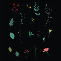 Flower Silhouette Vector and Outline Templates