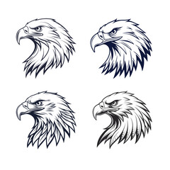 Eagle head icon vector, eagle logo. Adobe Illustrator Artwork