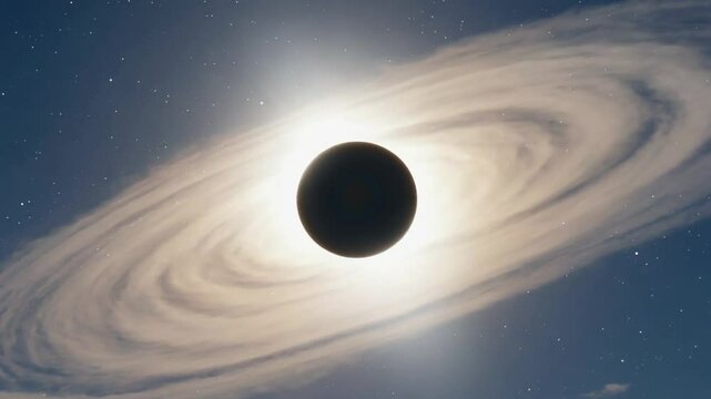 Video of a solar eclipse.