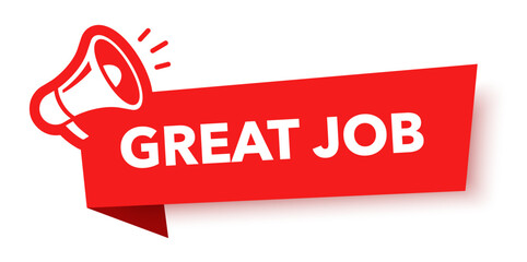 Megaphone with get ready speech bubble. Loudspeaker. Banner for business, marketing and advertising. Vector illustration