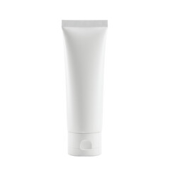 Ultra realistic UHD photo of an aftershave balm tube, 3/4 view, clear contours, isolated on a plain transparent background with no shadows, commercial beauty product photography concept