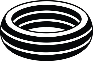 Bold Black Tire: A detailed shot of a tire shows its circular shape and tread pattern, which indicates a product designed for speed and function. A strong industrial piece.