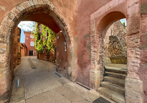 Fototapeta Roussillon street
