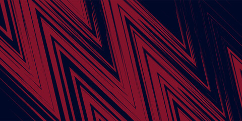 Texture for sport racing. Geometric red blue pattern vector illustration. red zig zag background