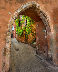 Obraz premium Roussillon street