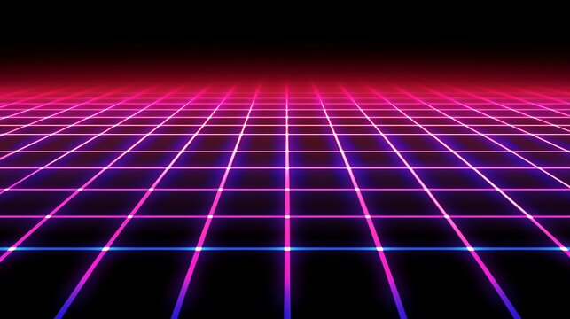 Futuristic grid background
