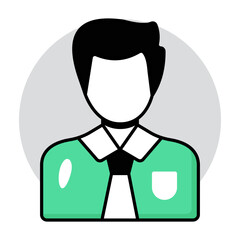 Business Colored Outline Icons