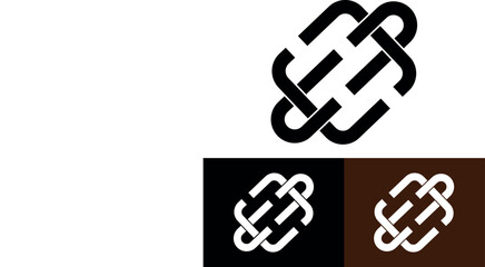 Professional Logo Template for Company Branding-black and white icon