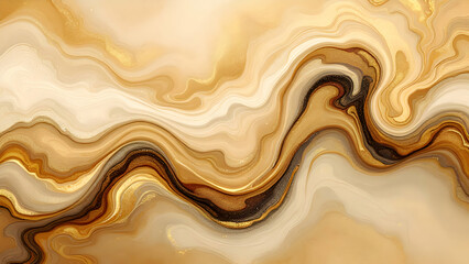 Gold Brown Marble Flow: Luxurious Abstract Liquid Texture.
Opulent Gold Veins: Abstract Brown Marble Design.
Elegant Brown Art: Gold Veined Liquid Texture.
