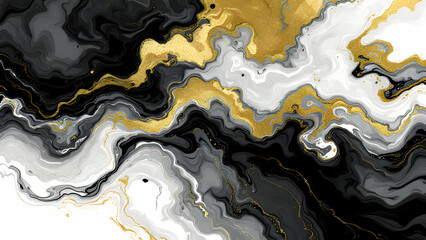 Black White Gold Marble: Luxurious Abstract Liquid Texture.
Opulent Gold Veins: Abstract Black White Design.
Elegant Art: Gold Veined Black White Liquid Texture.
