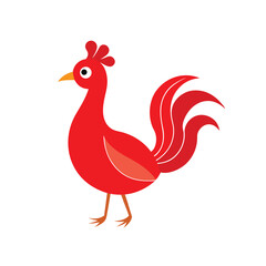 Peacock bird on white background