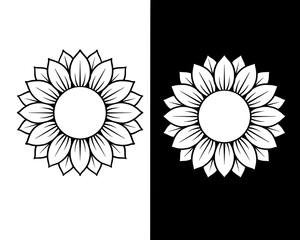 white flower on black background