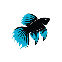 Fototapeta premium vector illustration of a fish