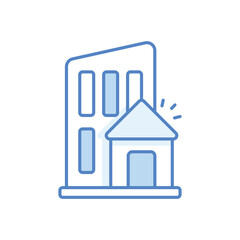 Commercial Property Vector icon