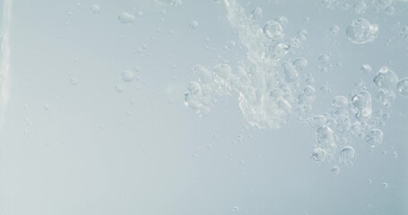 Abstract background. Oil bubbles on a white background