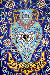 Decorations of Sayyida Zeinab Iranian mosque, Damascus, Syria