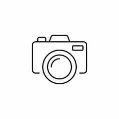 photo camera icon sign vector