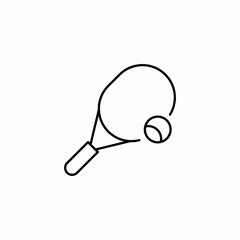 ping pong game icon sign vector