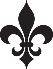 fleur de lis - ornament icon vector design template © Masud