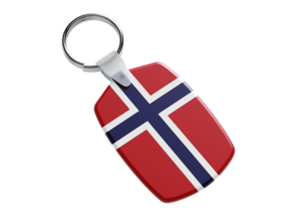 Norway Flag Keychain