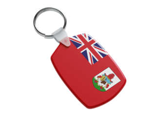 Bermuda Flag Keychain
