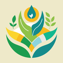 green leaf logo