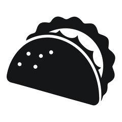 vector illustration of a black bread