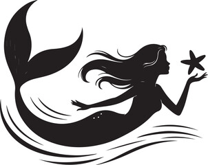 mermaid silhouette