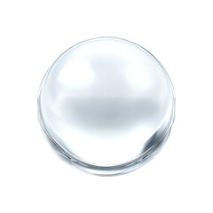 crystal ball isolated on white
