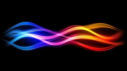 Abstract vibrant wavy lines (37)