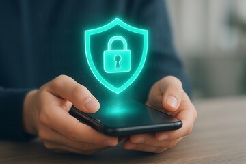 Mobile phone security and data protection concept