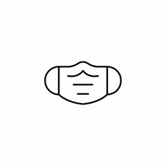 face mask icon sign vector
