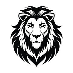 Majestic Lion Head Tribal Style Vector Illustration