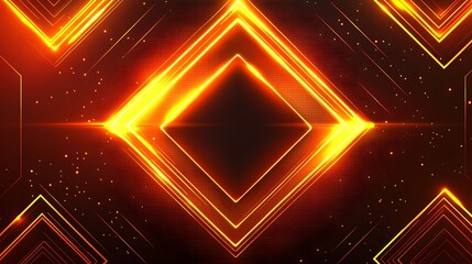 Abstract glowing diamond pattern