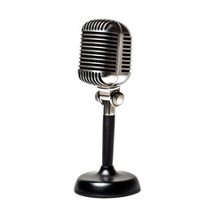 Fototapeta premium A wireless microphone isolated on transparent background