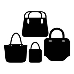 Set of Shopping Bag Vector Iocn Set 