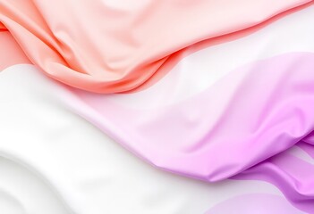 Elegant fabric with a smooth gradient of colors, draped and flowing.