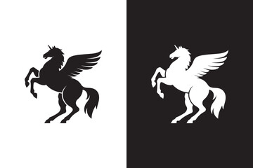 Winged Unicorn (Pegacorn) Logo
