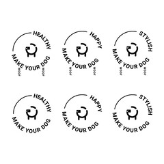 Dog Emblems and Stamps – Modern Pet Badges