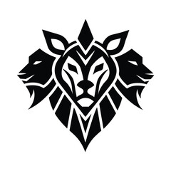 Triple Lion Logo Design