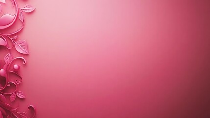 Fototapeta premium Pink floral design background