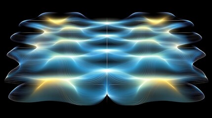 Obraz premium Abstract wave pattern design