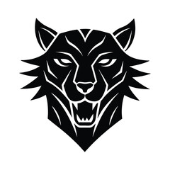 Black Panther Logo Head