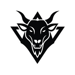 Goat Head Logo Design