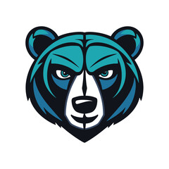 Fierce Tiger Mascot Illustration with Aggressive Expression for Sports Team Branding and Merchandise Design