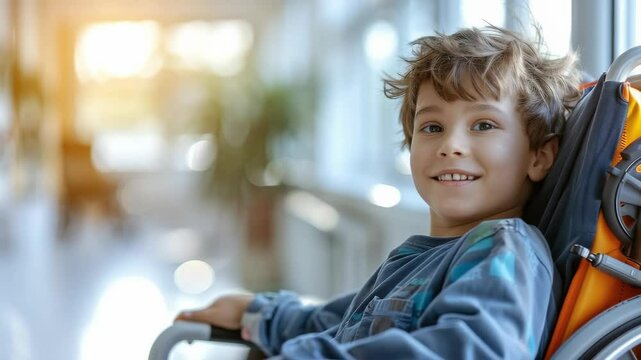 Hopeful youth aid: congenital challenge, neurodegeneration damage, infection result, acquired pathology, tumor effect, hereditary fault, brain syndrome, physical disability, mobility chair