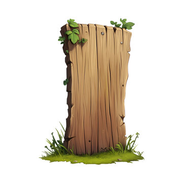 A Charming Two Dimensional Wooden Board Game Design Isolated on Transparent Background PNG